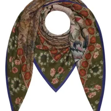 Шарф с геометрическим узором Шарф с геометрическим узором