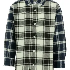 Клетчатая рубашка с длинными рукавами