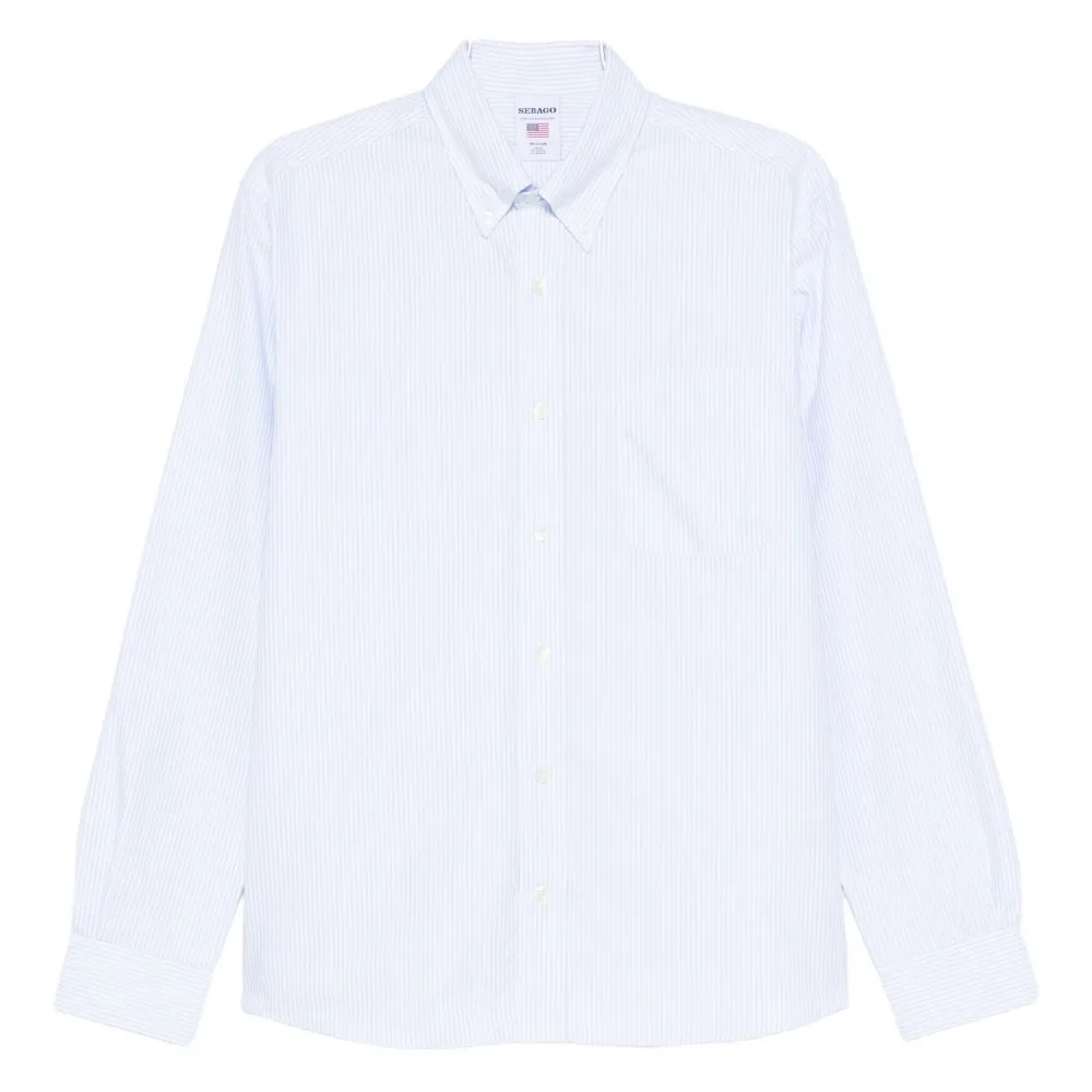 Полосатая рубашка с длинными рукавами