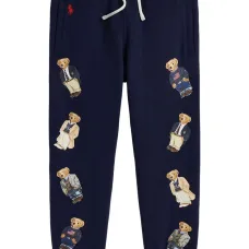 Брюки с кулиской и принтом