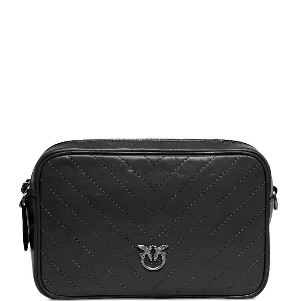 Сумка через плечо среднего размера с узором шеврон