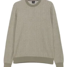 Свитер с узором в елочку