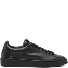 Кожаные кроссовки на шнуровке