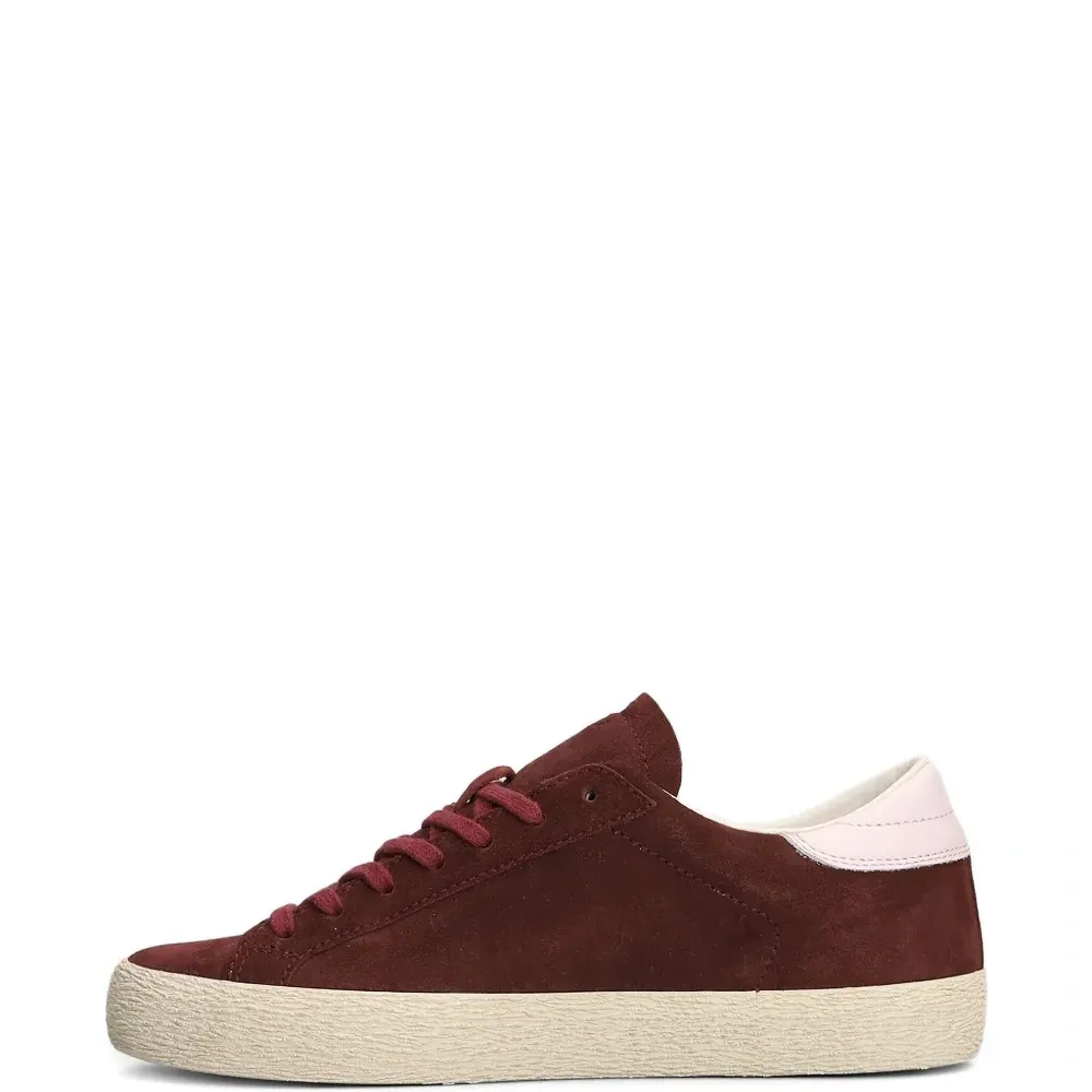 Замшевые кеды в полоску