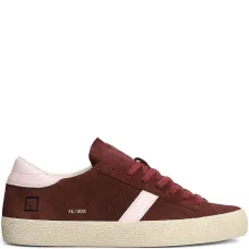 Замшевые кеды в полоску