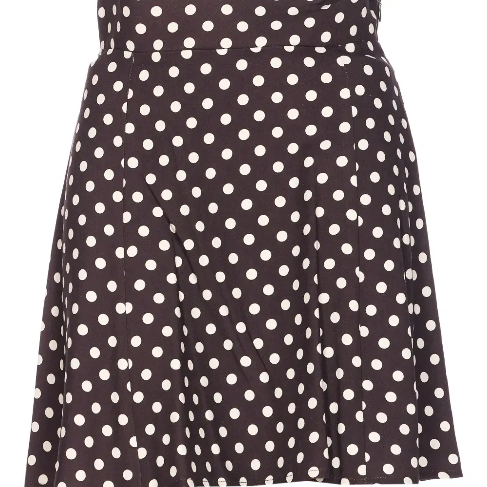 Юбка в горох на молнии