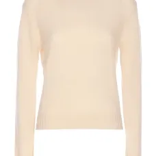 Свитер в рубчик с круглым вырезом Свитер в рубчик с круглым вырезом