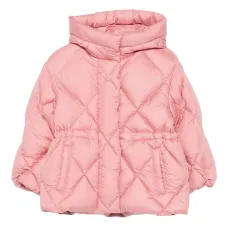 Стеганая куртка с капюшоном
