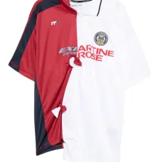 Топ из джерси в стиле колор-блок