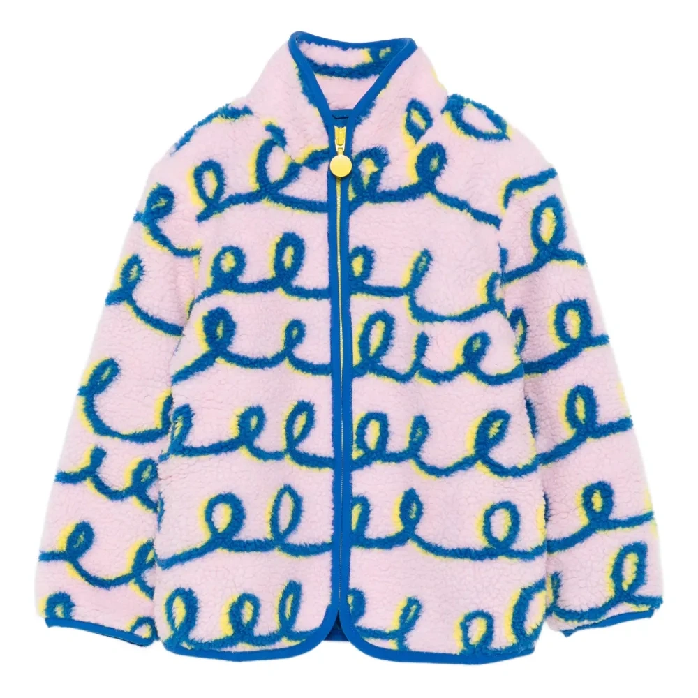 Флисовая куртка с узором