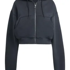 Толстовка на молнии с нашивкой-логотипом