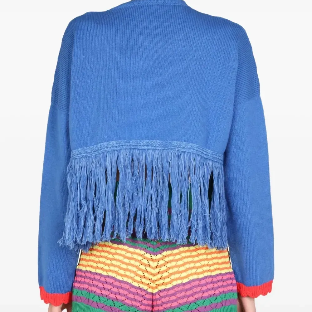 Свитер с бахромой