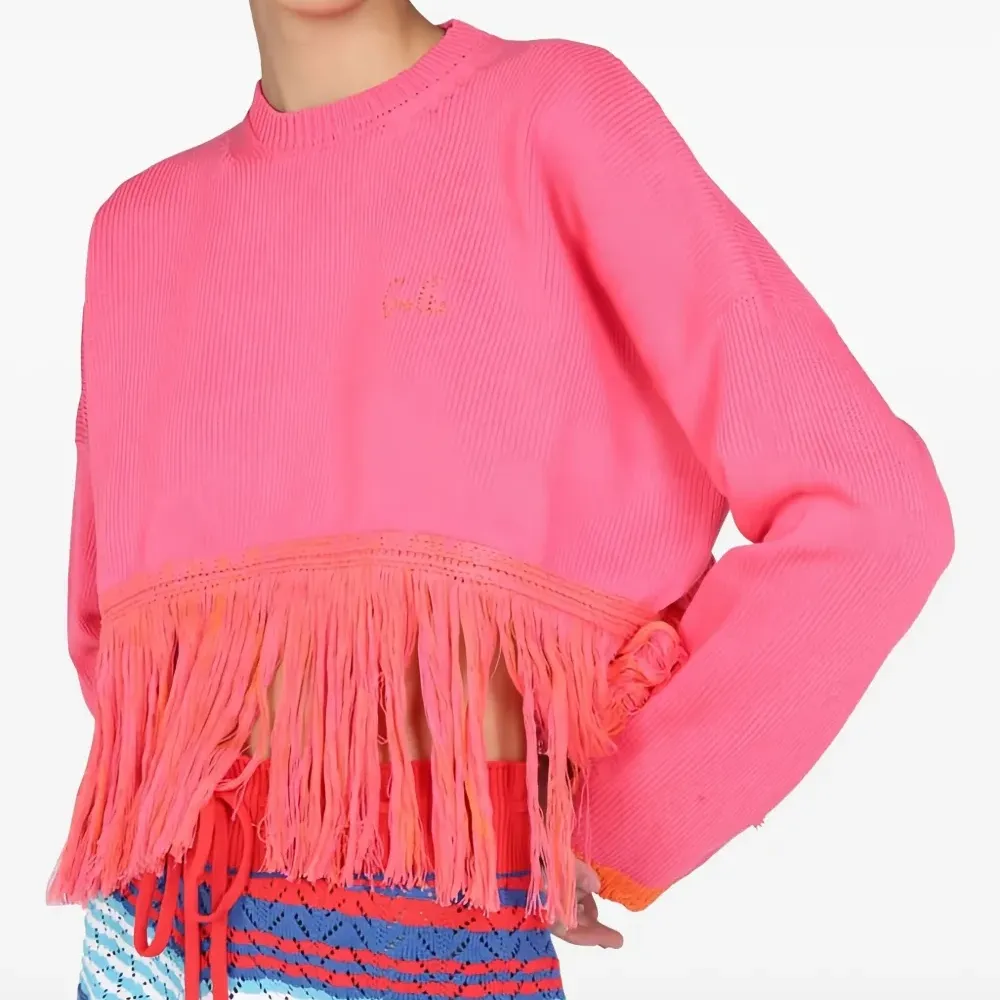 Свитер с бахромой