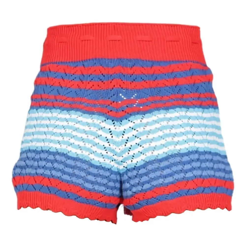 Полосатые шорты с кисточками Полосатые шорты с кисточками