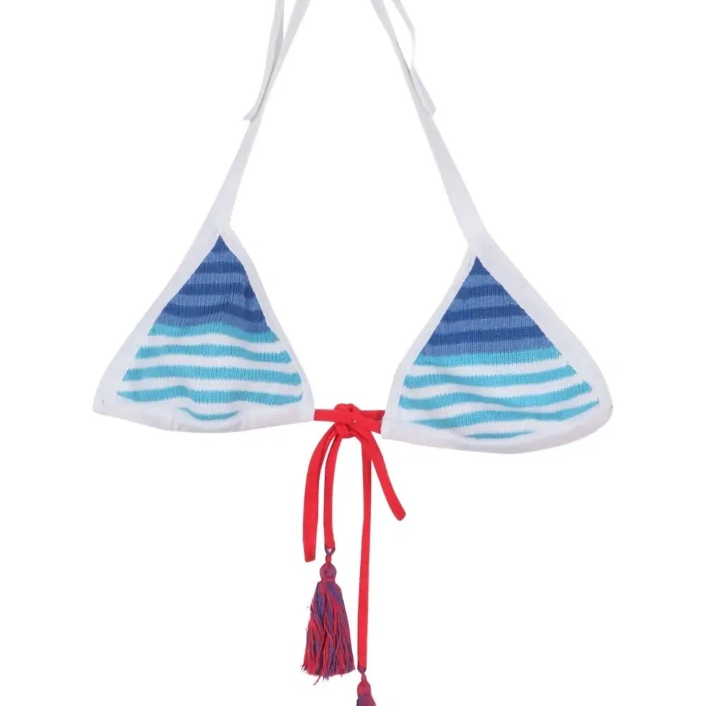 Пляжная одежда в полоску с кисточками