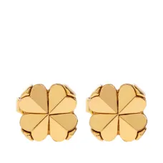 Серьги-гвоздики с узором "цветок пики"