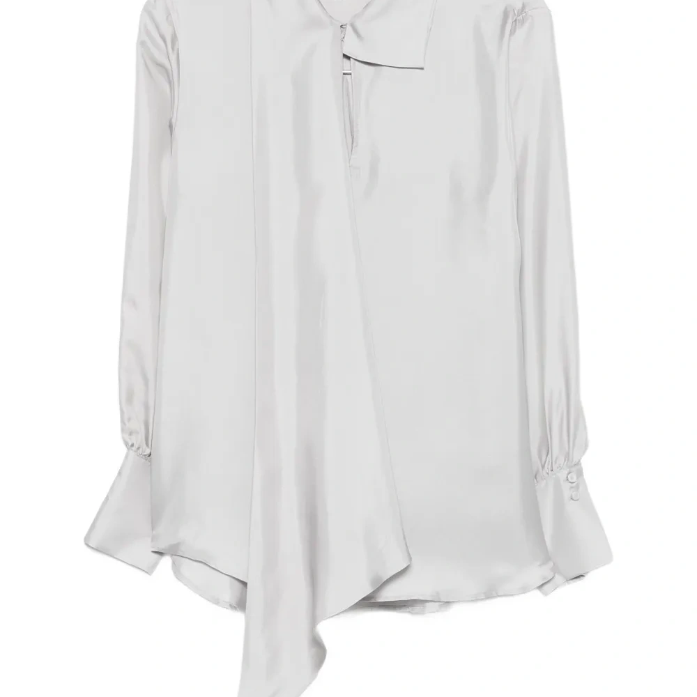 Атласная рубашка