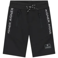 Шорты с нашивкой-логотипом и вставками Шорты с нашивкой-логотипом и вставками