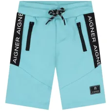 Шорты с нашивкой-логотипом и вставками Шорты с нашивкой-логотипом и вставками