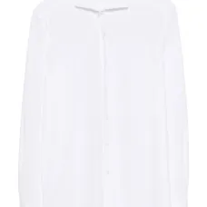 Шерстяная рубашка с косым воротником