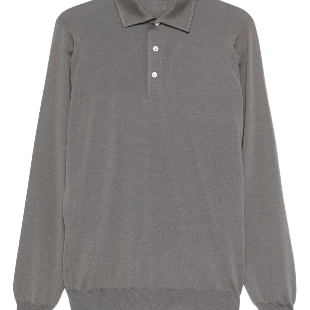 Рубашка поло с длинными рукавами