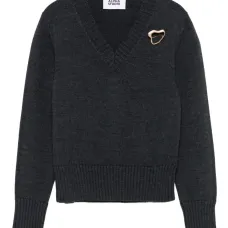 Свитер с V-образным вырезом