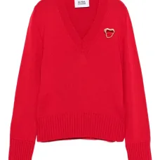 Свитер с V-образным вырезом