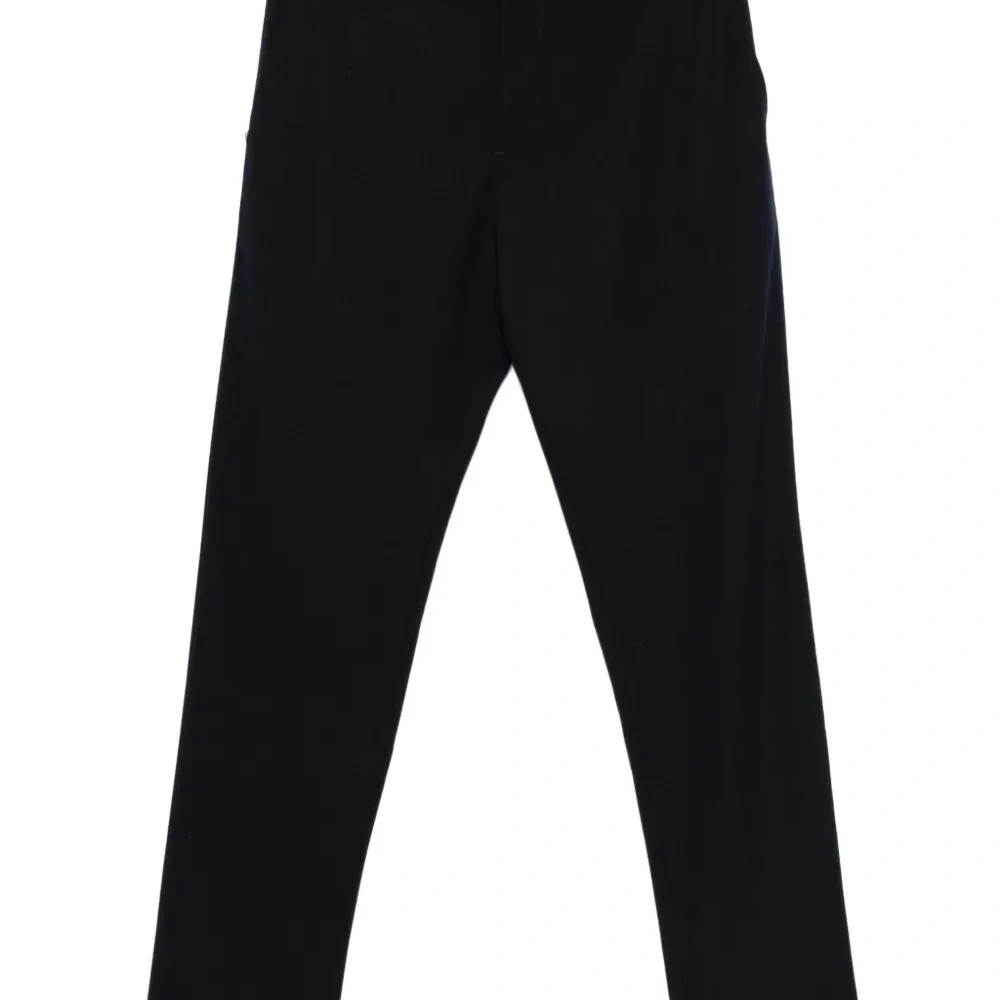 Прямые брюки из смесового льна