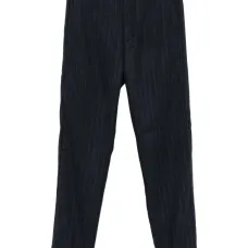 Шерстяные брюки в тонкую полоску