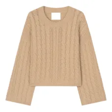 Свитер фактурной вязки