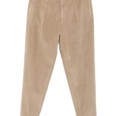 Вельветовые брюки со складками