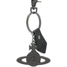 Брелок для ключей с молотковой отделкой и орнаментом Orb