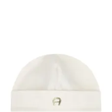 Шапка бини в рубчик с логотипом