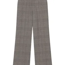 Шерстяные брюки в клетку