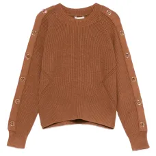 Вязаный свитер с пуговицами