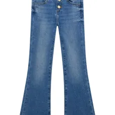 Джинсы с декоративными пуговицами Джинсы с декоративными пуговицами