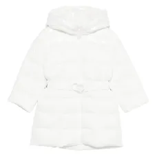 Пальто с капюшоном и поясом