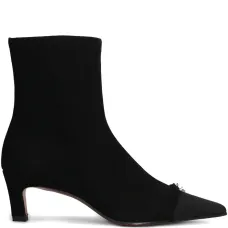 Ботильоны Evari 50 с заостренным носком и бахромой