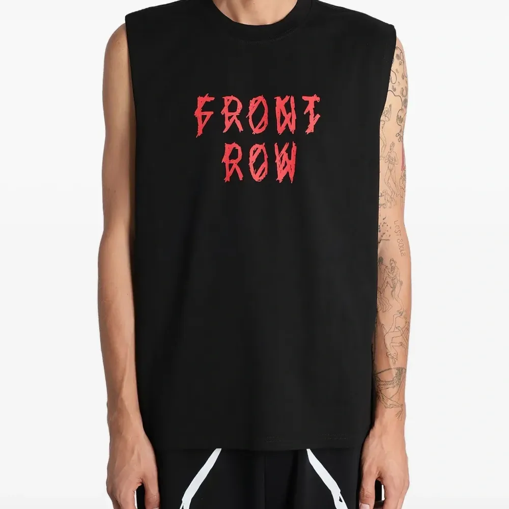 Топ без рукавов с принтом Топ без рукавов с принтом