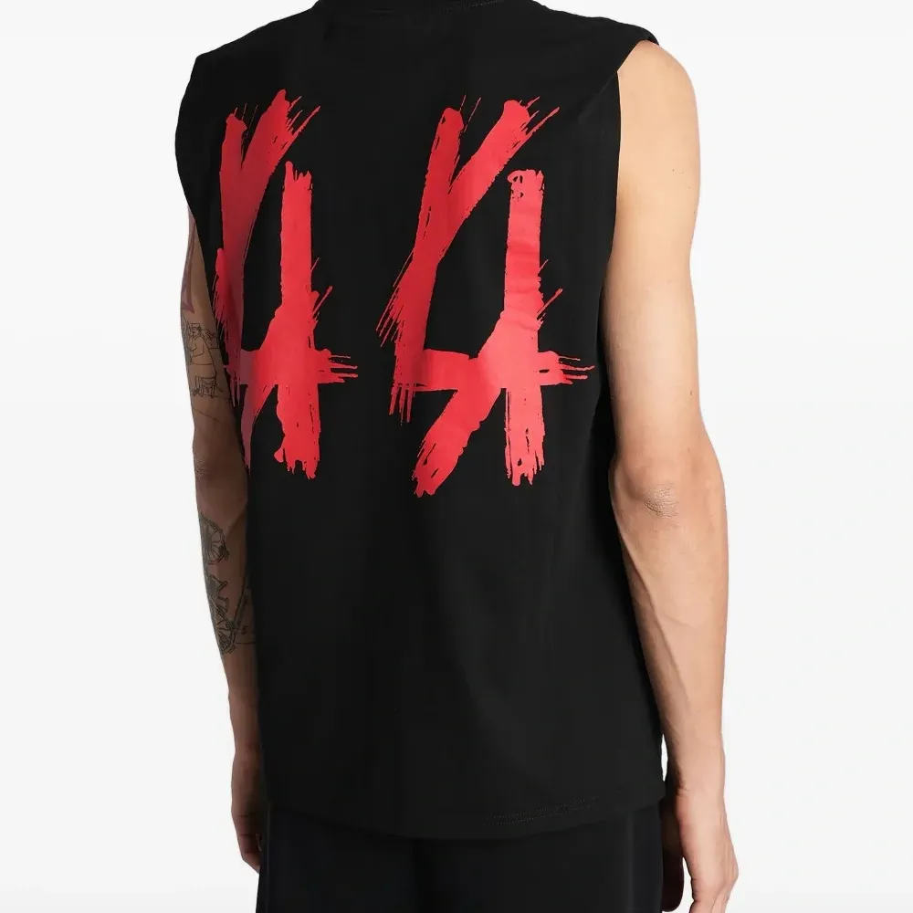 Топ без рукавов с принтом Топ без рукавов с принтом