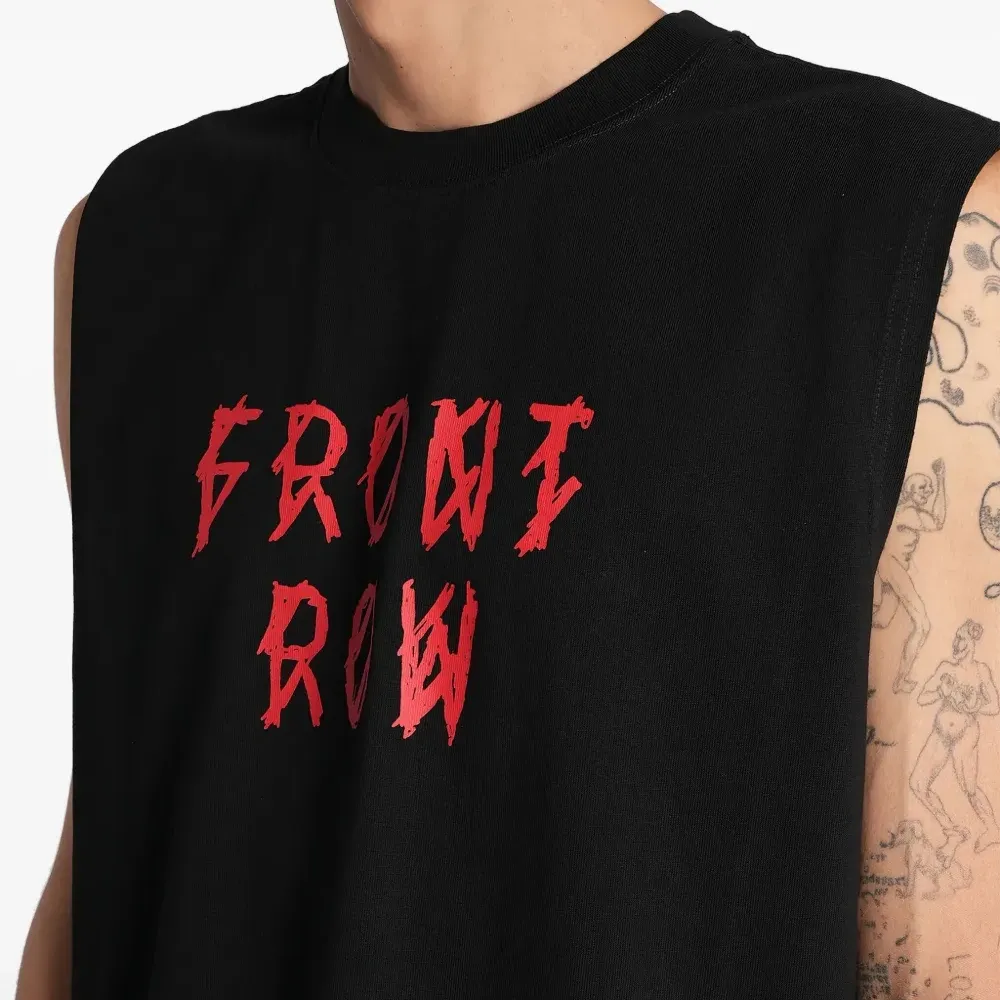 Топ без рукавов с принтом Топ без рукавов с принтом