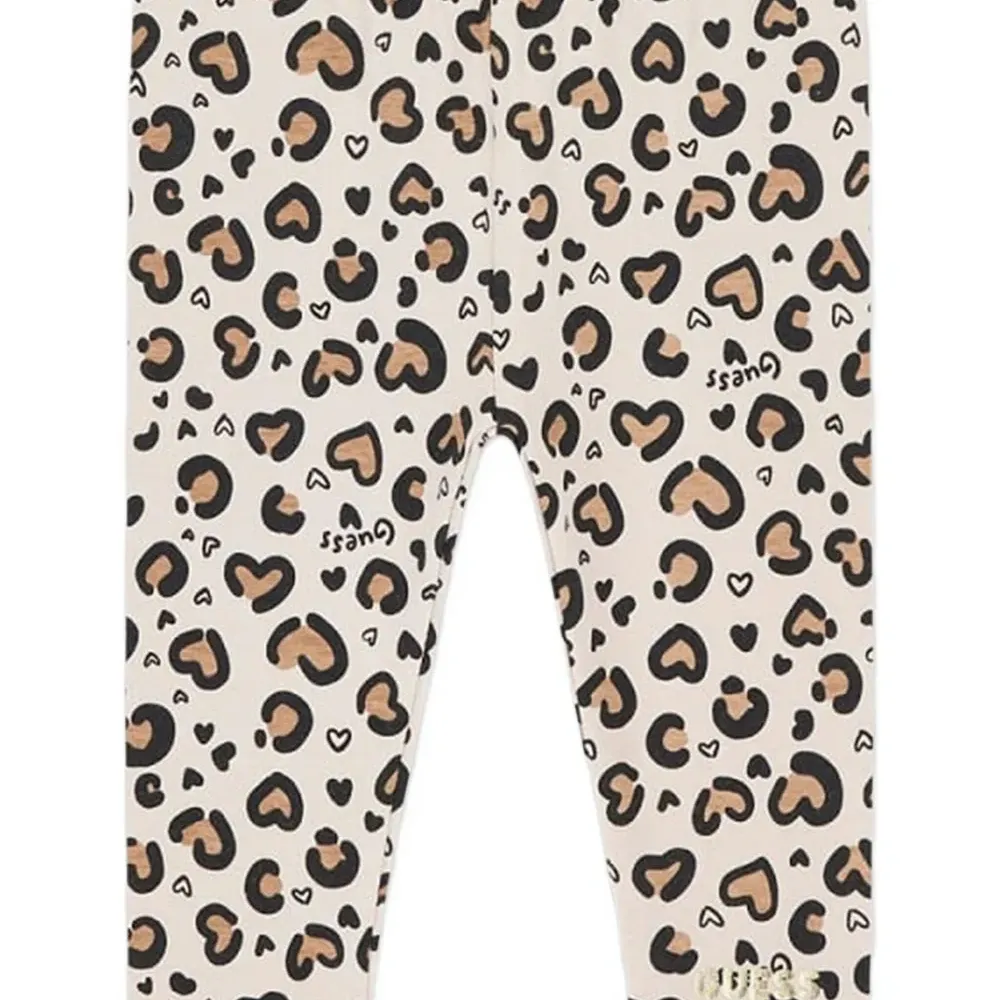 Легинсы с леопардовым принтом (набор из двух штук)