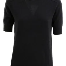 Кашемировый свитер с короткими рукавами