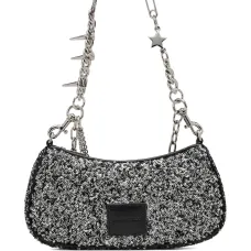 Сумка на плечо с пайетками