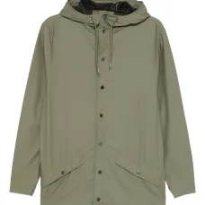 Куртка на пуговицах с капюшоном