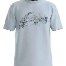 Футболка с тисненым логотипом