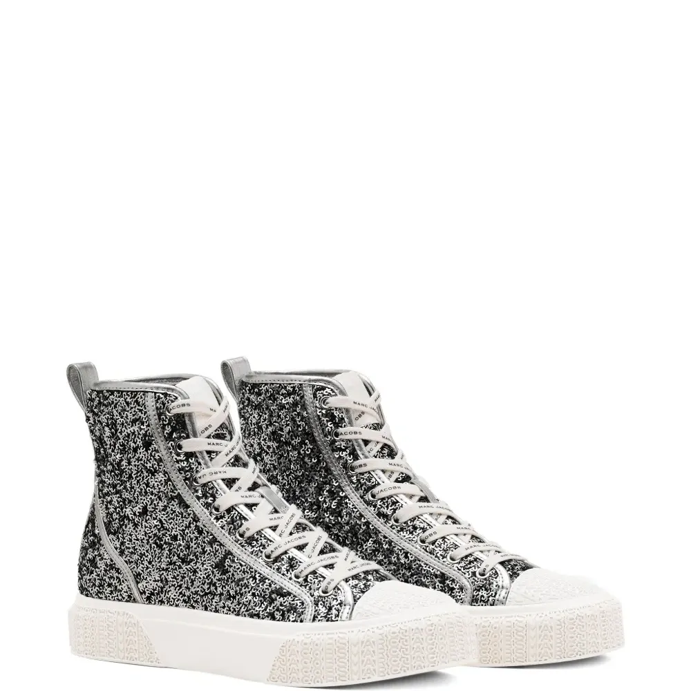 Высокие кеды с пайетками