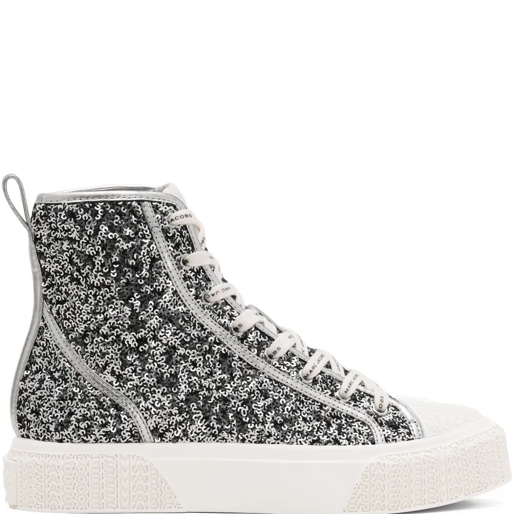 Высокие кеды с пайетками