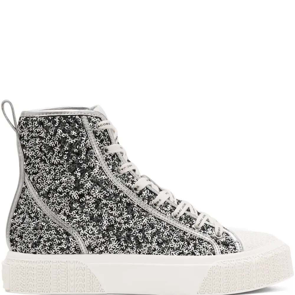 Высокие кеды с пайетками