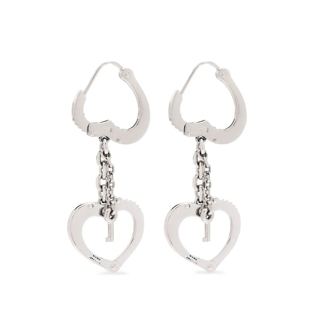 Серьги-каффы в форме сердца